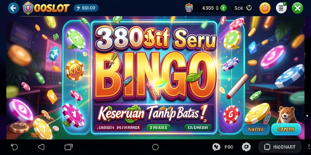 Tampilan gameplay seru dari 380SLOT yang menawarkan pengalaman Bingo menarik.