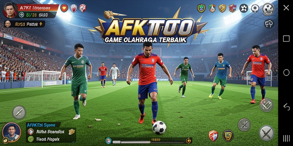 Tangkapan layar menampilkan gameplay seru AFKTOTO yang melibatkan berbagai cabang olahraga.