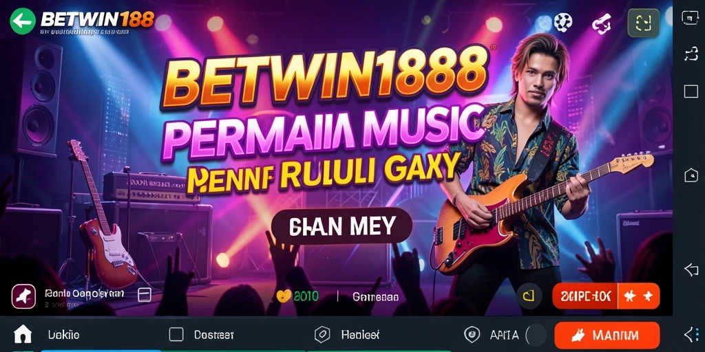 Screenshot gameplay BETWIN188 dengan berbagai tantangan musik.