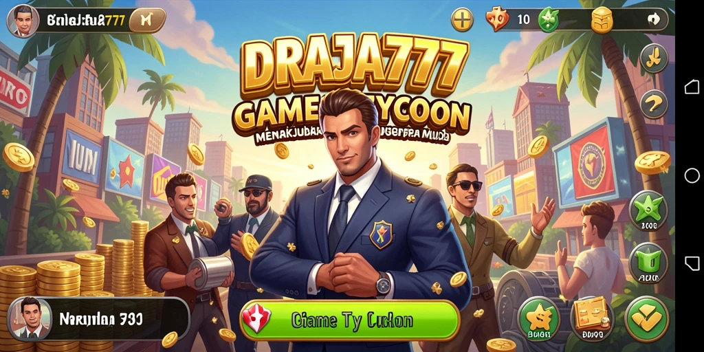 Screenshot DRAJA777 menunjukkan pengelolaan bisnis yang dinamis dan menarik.
