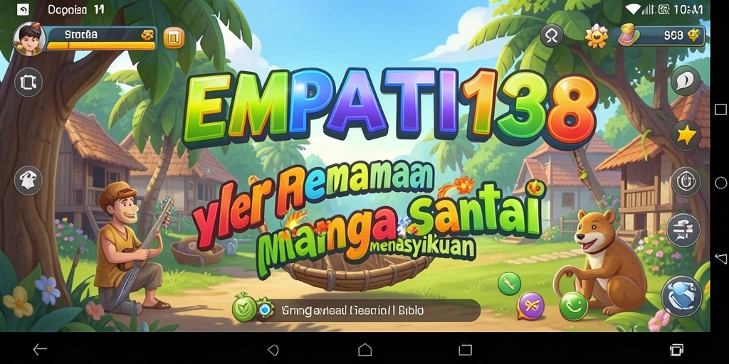 Tampilan gameplay menarik dari EMPATI138 dengan karakter ceria.