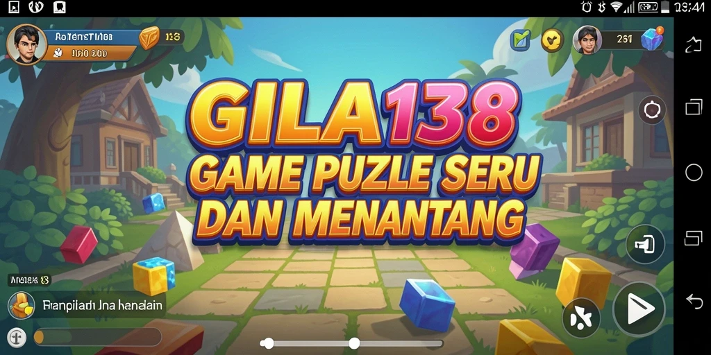 Tampilan gameplay GILA138 yang menarik dan penuh tantangan puzzle.