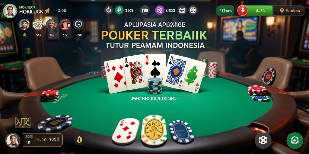 Tampilan gameplay HOKILUCK yang mendebarkan saat bermain Poker.