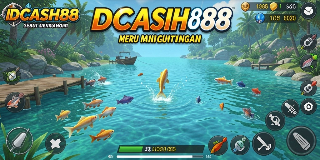 Tangkapan ikan seru di permainan IDCASH88 dengan grafis menakjubkan.