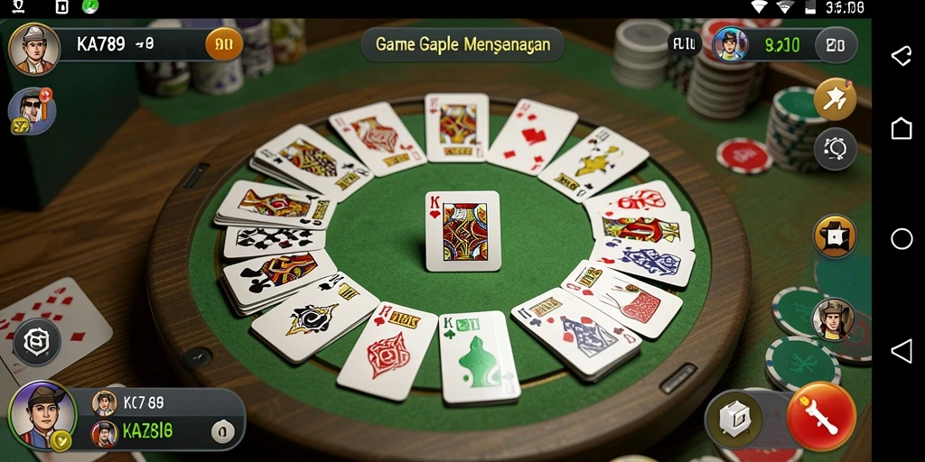 Tampilan gameplay KA789 yang seru dengan pemain sedang bertanding.