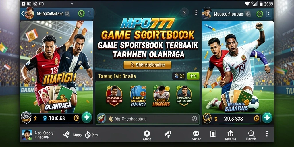 Tampilan menarik dari MPO777 saat memasang taruhan olahraga.