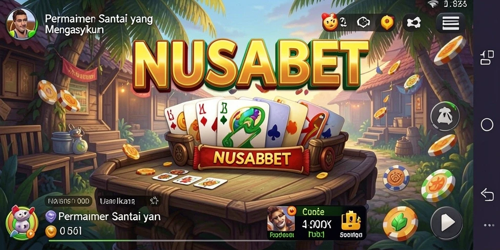 Screenshot gameplay NUSABET yang menampilkan kesenangan bermain.