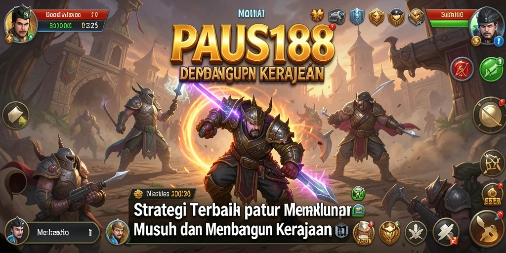 Tangkapan layar utama PAUS188 menunjukkan aksi pertempuran yang strategis dan mendebarkan.