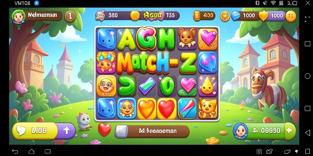 Tampilan gameplay VM108 yang seru dan penuh warna.
