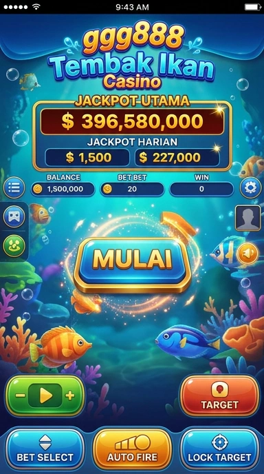 Tampilan antarmuka ggg888 yang menarik dan mudah digunakan.